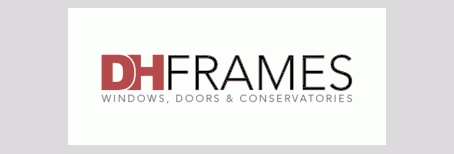 dh frames windows doors conservatories bristol logo