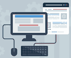 Image showing large business website design
