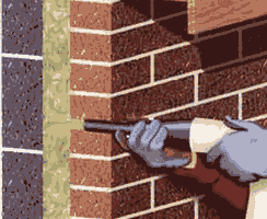 Image showing cavity wall insulation