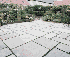 Image showing a garden patio