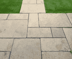 Image showing a garden patio