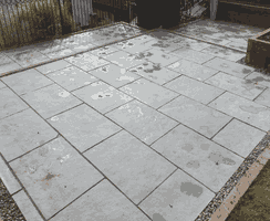 Image showing a stone paving patio